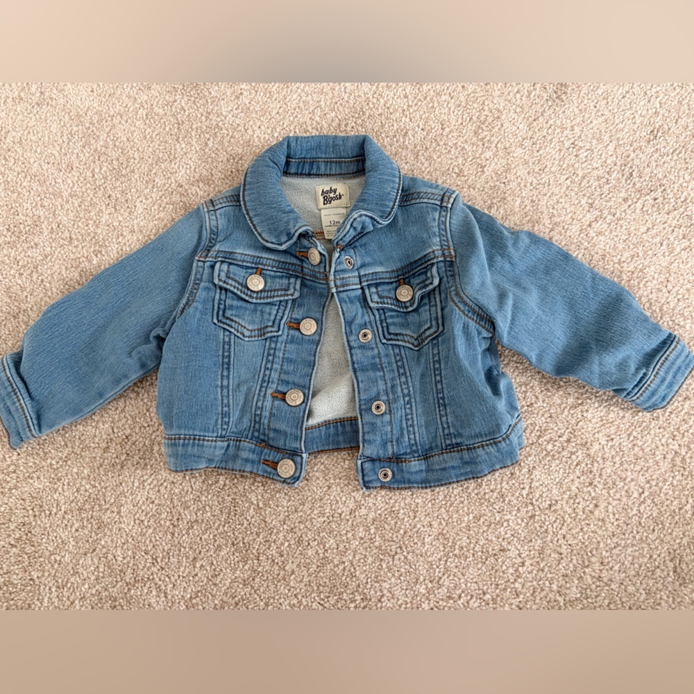 Baby Oshkosh Kids Blue Denim Button-Up Jacket